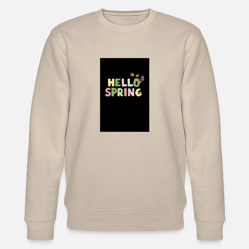 Hello Spring - Stanley/Stella Unisex Bio-Sweatshirt CHANGER  - Beige