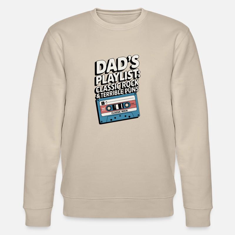Dad's Playlist - Stanley/Stella Unisex Bio-Sweatshirt CHANGER  - Beige