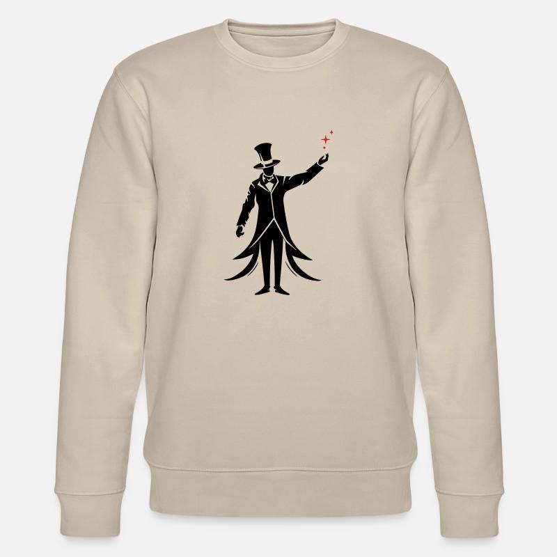 magicien silhouette sorcier - Sweat bio CHANGER Stanley/Stella Unisexe - beige