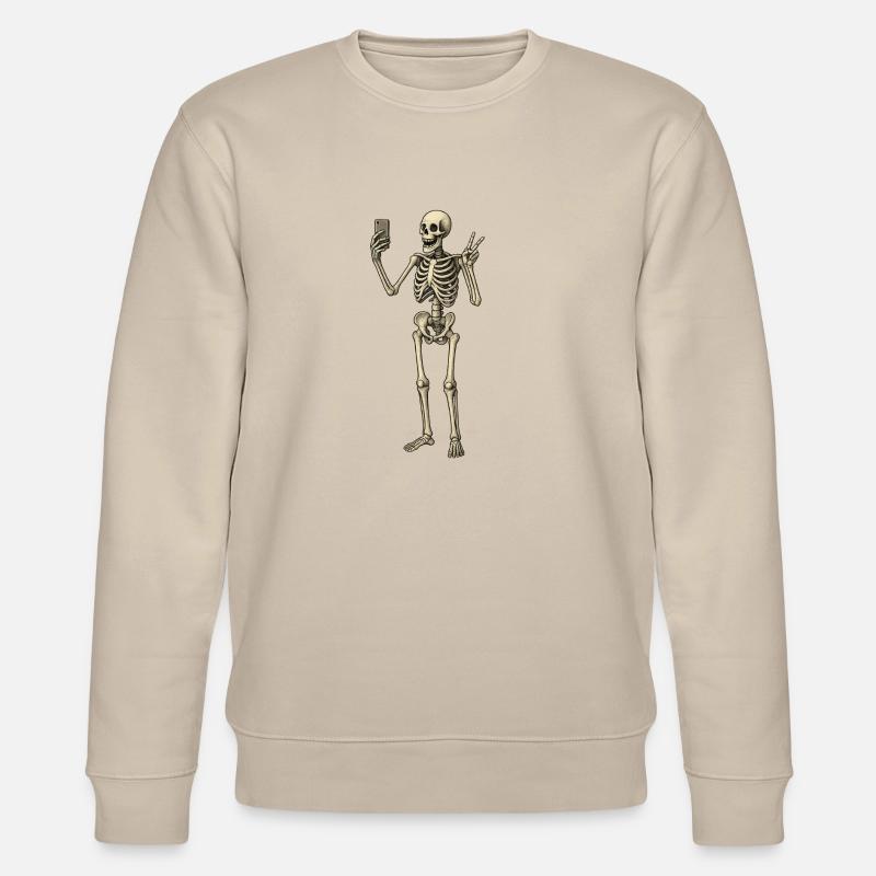 Selfie - Stanley/Stella Unisex Bio-Sweatshirt CHANGER  - Beige