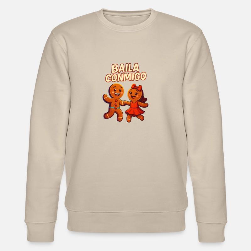 Logo Baila conmigo - Sweat bio CHANGER Stanley/Stella Unisexe - beige