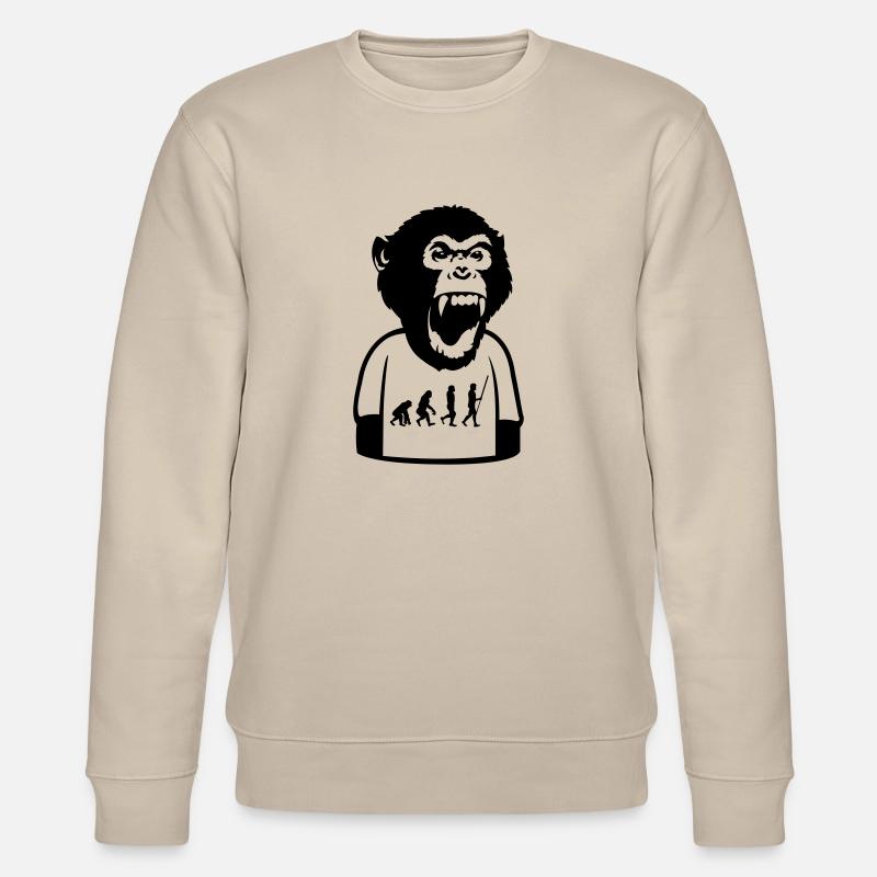 Affe Evolution - Stanley/Stella Unisex Bio-Sweatshirt CHANGER  - Beige