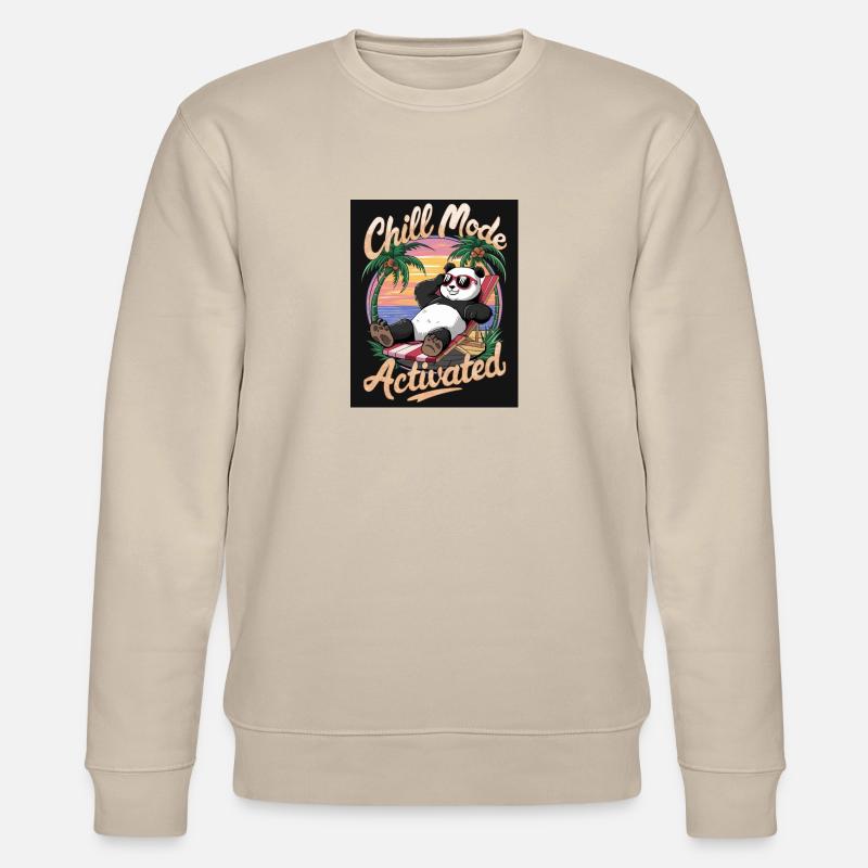 CHILL MODE ACTIVATED - Stanley/Stella Unisex Bio-Sweatshirt CHANGER  - Beige
