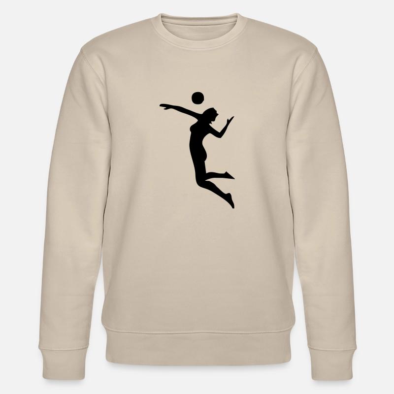 Volleyball - Stanley/Stella Unisex Bio-Sweatshirt CHANGER  - Beige