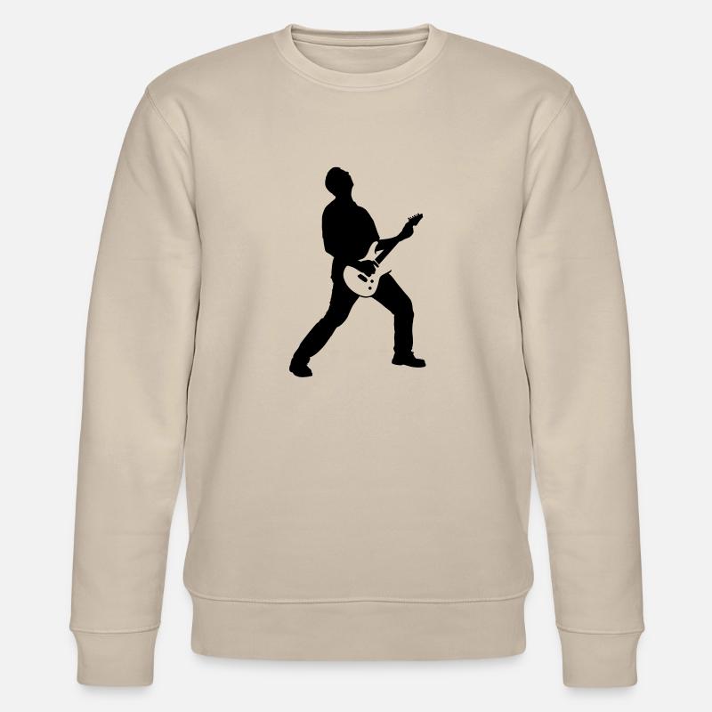 guitarrocker_032012_c_1c - Stanley/Stella Unisex Bio-Sweatshirt CHANGER  - Beige