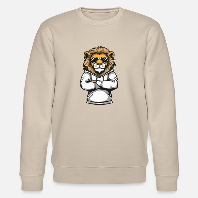 Bande dessinée du lion - Sweat bio CHANGER Stanley/Stella Unisexe - beige