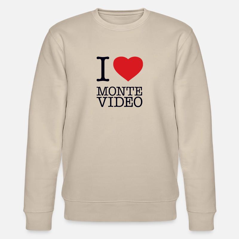 J’ADORE MONTEVIDEO Uruguay - Sweat bio CHANGER Stanley/Stella Unisexe - beige