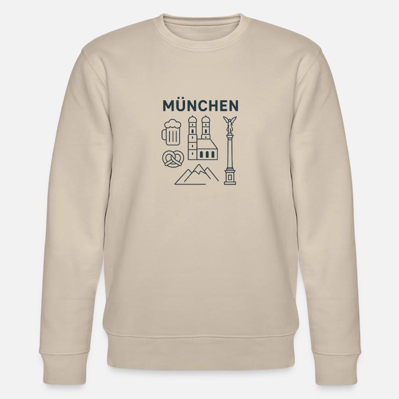 München - Stanley/Stella Unisex Bio-Sweatshirt CHANGER  - Beige