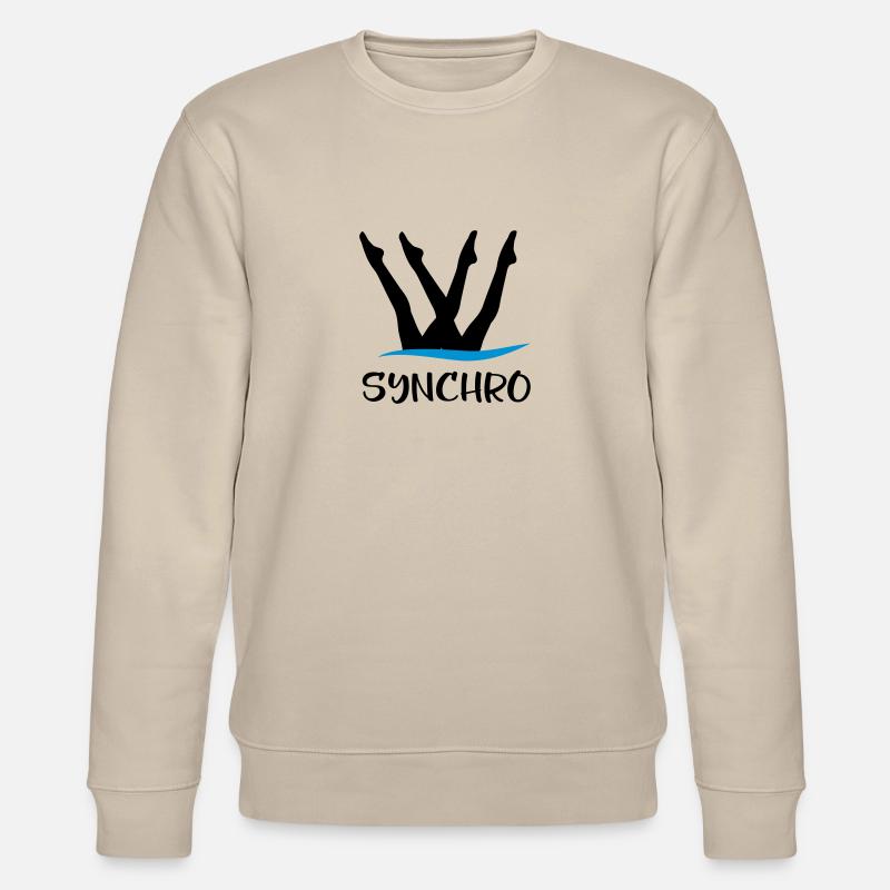 Synchronschwimmen - Stanley/Stella Unisex Bio-Sweatshirt CHANGER  - Beige