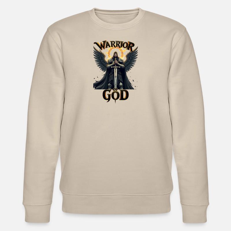 GUERRIER DE DIEU - Chevalier Noir - Sweat bio CHANGER Stanley/Stella Unisexe - beige