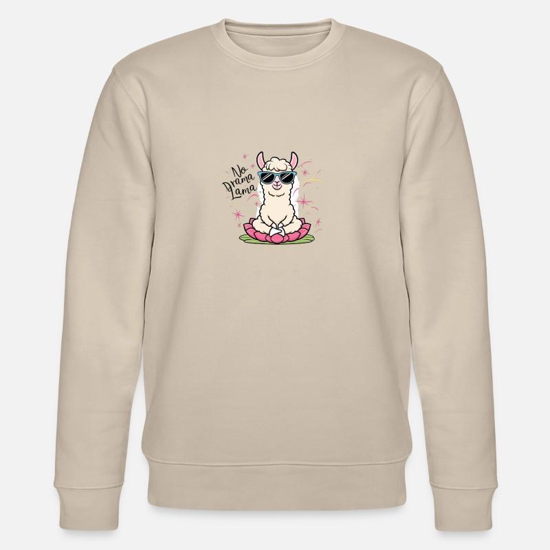 Pas de drame Lama - Sweat bio CHANGER Stanley/Stella Unisexe - beige