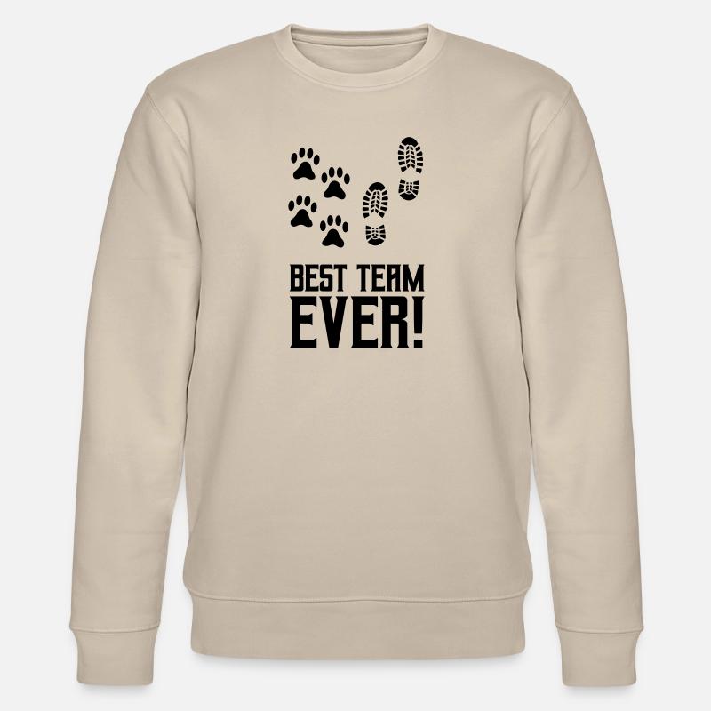 best team ever - Stanley/Stella Unisex Bio-Sweatshirt CHANGER  - Beige
