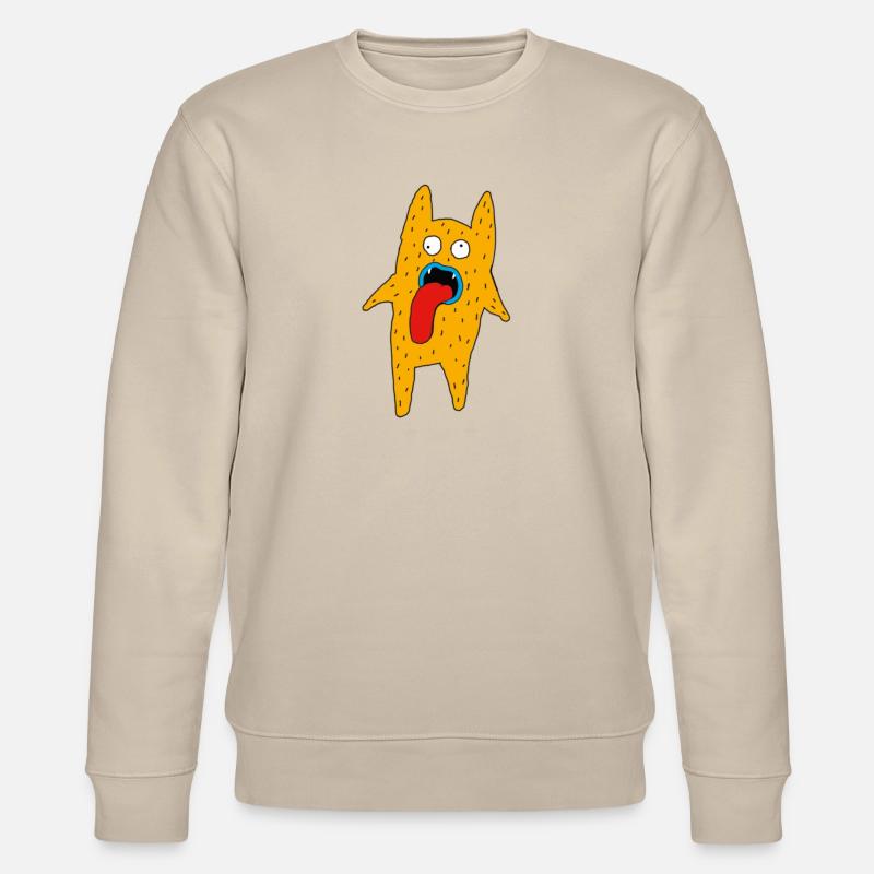 Yellow Doodle - Stanley/Stella Unisex Bio-Sweatshirt CHANGER  - Beige