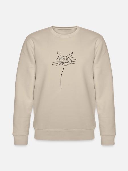 Katze Missblackcatalt5_1fabrig - Stanley/Stella Unisex Bio-Sweatshirt CHANGER - Beige