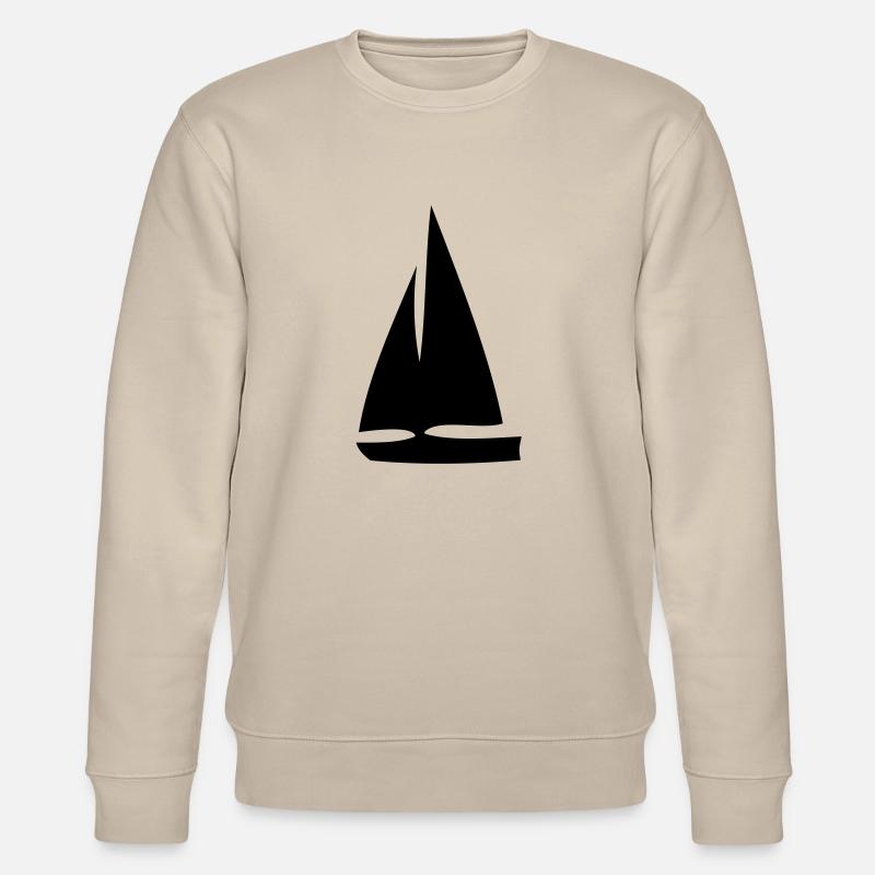Segelboot - Stanley/Stella Unisex Bio-Sweatshirt CHANGER  - Beige