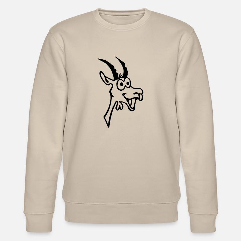 Chèvre - Sweat bio CHANGER Stanley/Stella Unisexe - beige