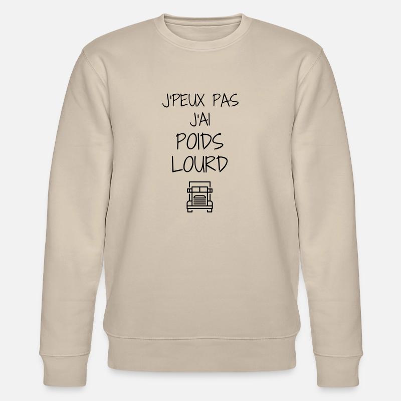 Routier / Chauffeur Poids-lourd / Camion / - Sweat bio CHANGER Stanley/Stella Unisexe - beige