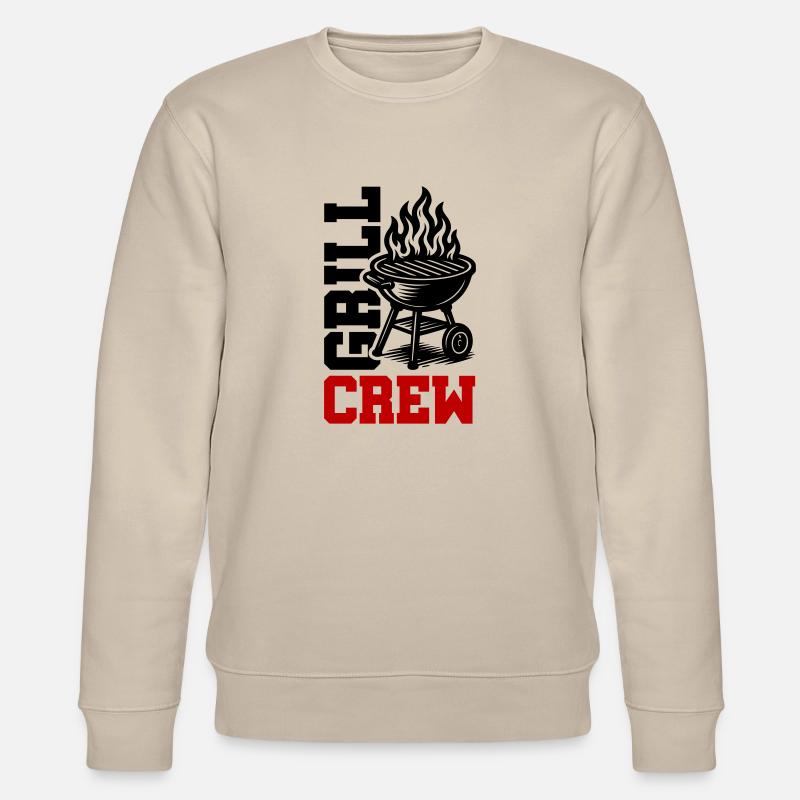 Équipe de grillades - Sweat bio CHANGER Stanley/Stella Unisexe - beige