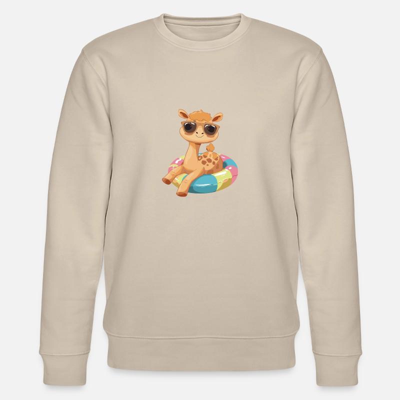 Kamel Comic Cool - Stanley/Stella Unisex Bio-Sweatshirt CHANGER  - Beige