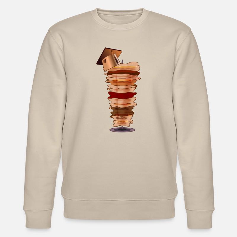 DÖNER KEBAB ABSCHLUSS STUDIUM - Stanley/Stella Unisex Bio-Sweatshirt CHANGER  - Beige