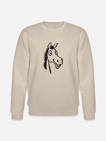 Pferd - Stanley/Stella Unisex Bio-Sweatshirt CHANGER  - Beige