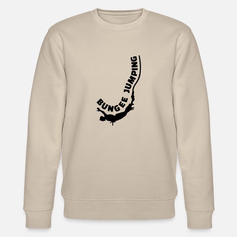 Bungee jumping - Sweat bio CHANGER Stanley/Stella Unisexe - beige