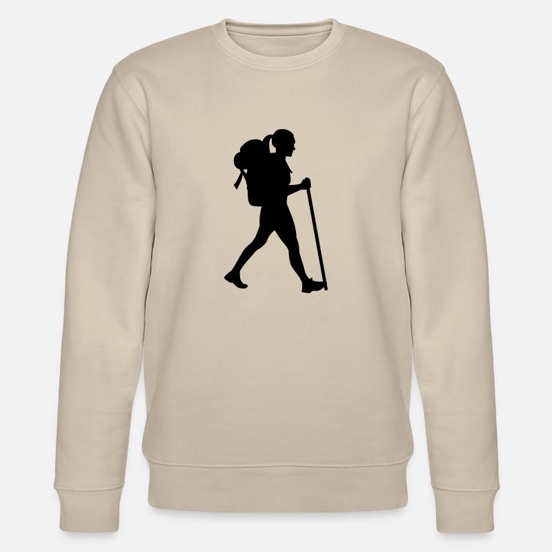 Wandern - Stanley/Stella Unisex Bio-Sweatshirt CHANGER  - Beige