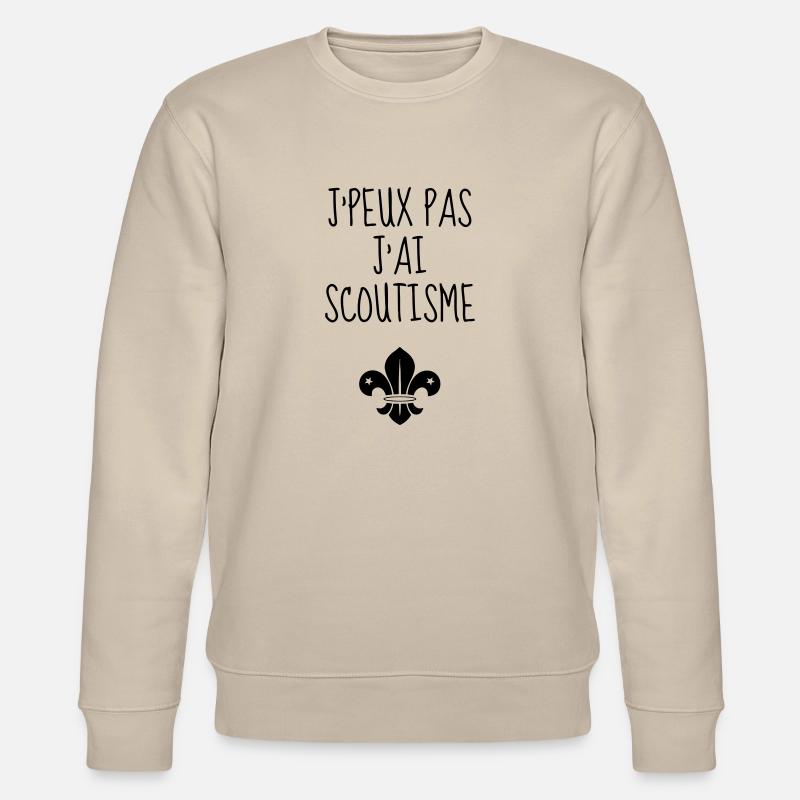 scout / scouting / scoutisme / guide - Sweat bio CHANGER Stanley/Stella Unisexe - beige