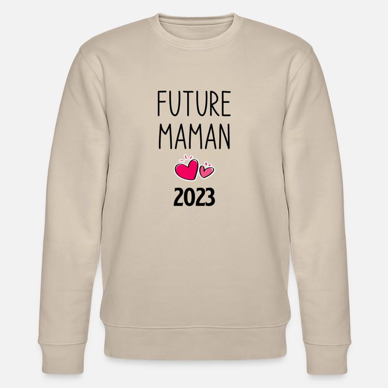 Future maman 2 - Sweat bio CHANGER Stanley/Stella Unisexe - beige