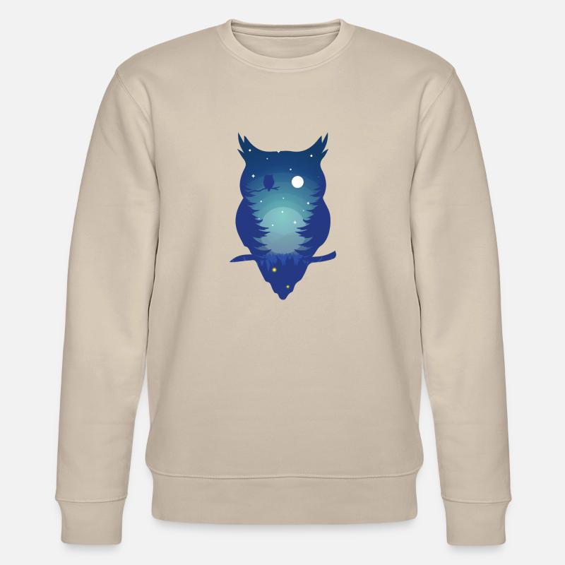 Eule - Stanley/Stella Unisex Bio-Sweatshirt CHANGER  - Beige