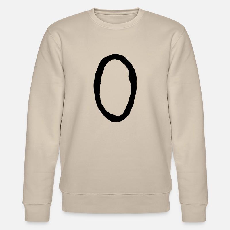 Buchstaben O - Stanley/Stella Unisex Bio-Sweatshirt CHANGER  - Beige
