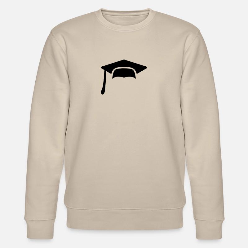chapeau diplome icone 7062 - Sweat bio CHANGER Stanley/Stella Unisexe - beige