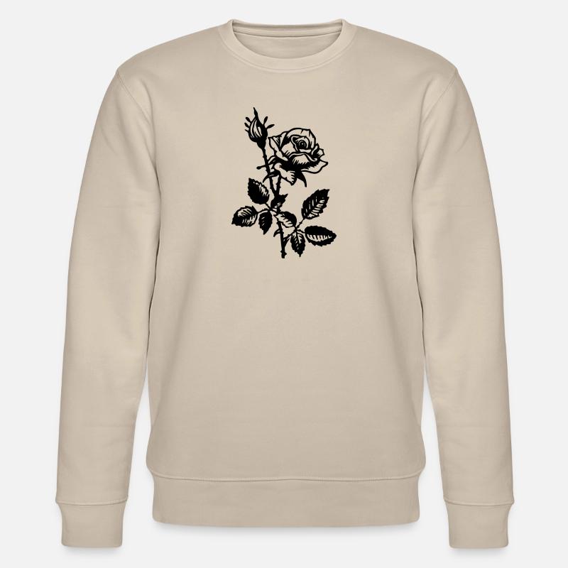 Rose Blume - Stanley/Stella Unisex Bio-Sweatshirt CHANGER  - Beige