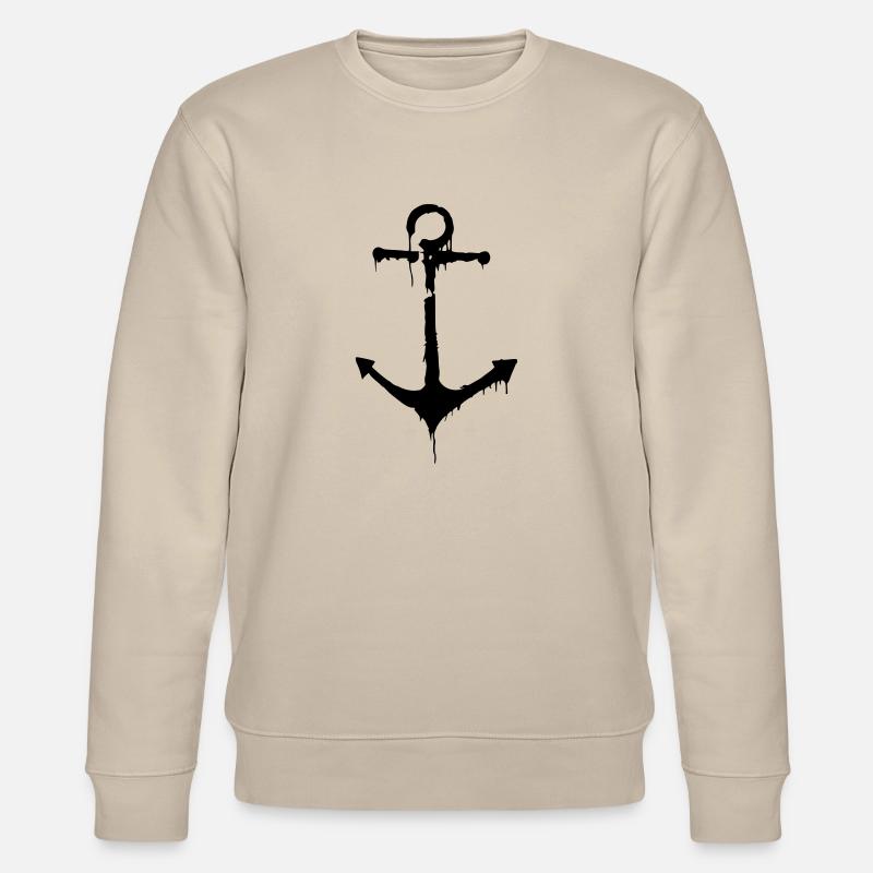 Anker Anchor - Stanley/Stella Unisex Bio-Sweatshirt CHANGER  - Beige