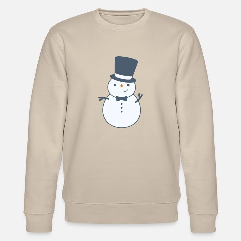 Sir Schneemann - Stanley/Stella Unisex Bio-Sweatshirt CHANGER  - Beige