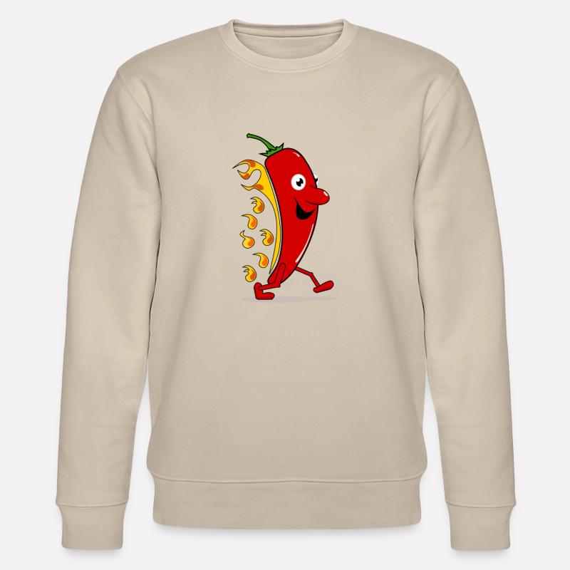 Red hot chili - Stanley/Stella Unisex Bio-Sweatshirt CHANGER - Beige