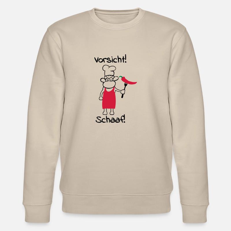 Caution schaaf! - Stanley/Stella CHANGER Unisex Organic Sweatshirt - beige