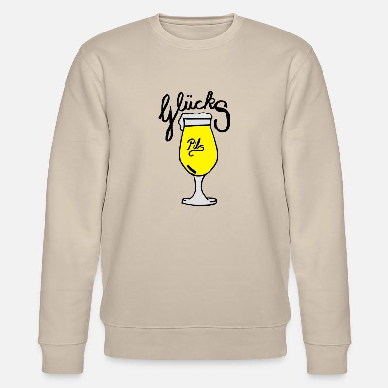 Glückspils - Stanley/Stella Unisex Bio-Sweatshirt CHANGER  - Beige