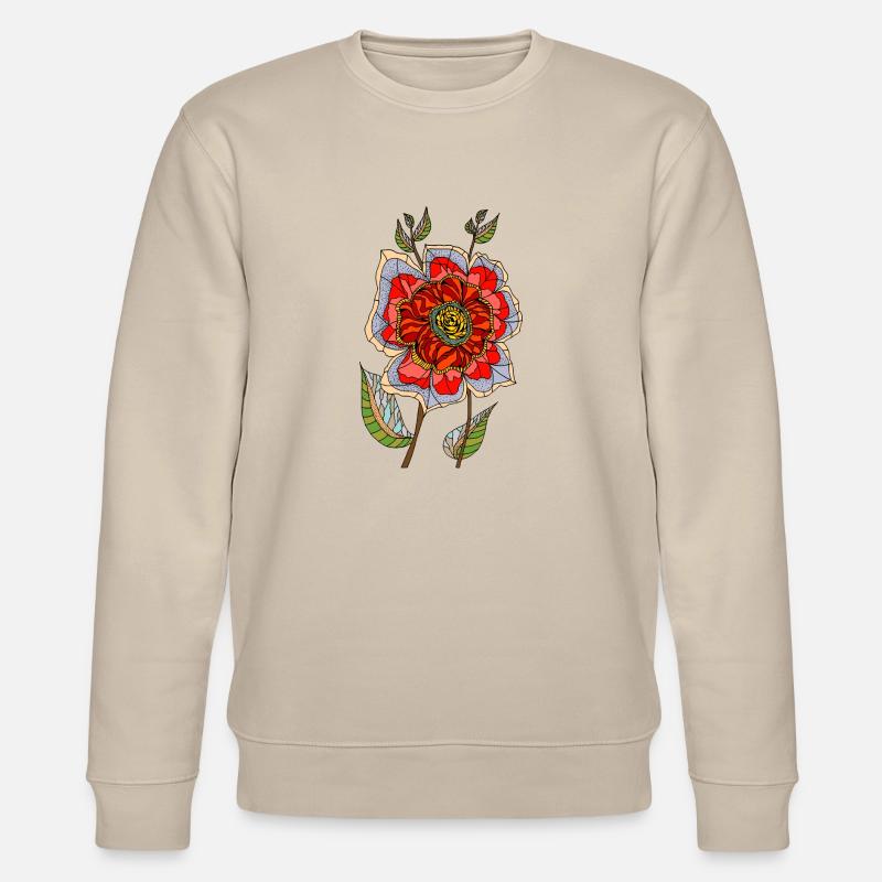 Fleur - Sweat bio CHANGER Stanley/Stella Unisexe - beige