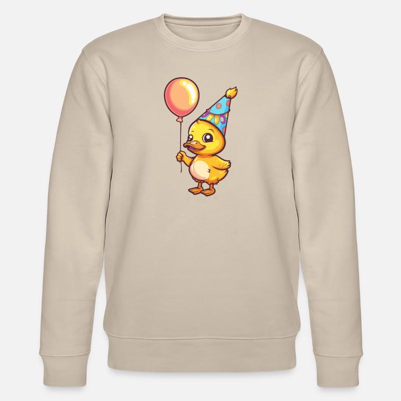 Canard Anniversaire Bébé - Sweat bio CHANGER Stanley/Stella Unisexe - beige