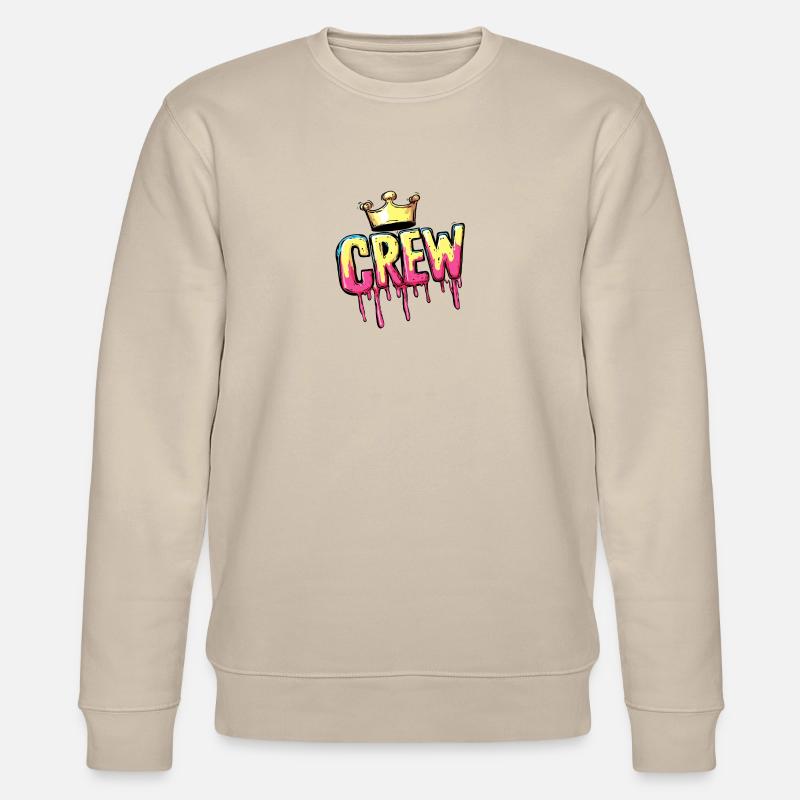 Crew Krone - Stanley/Stella Unisex Bio-Sweatshirt CHANGER  - Beige