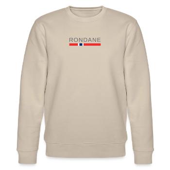 Rondane Norwegen - Stanley/Stella Unisex Bio-Sweatshirt CHANGER  - Beige - Vorne - Nik (191cm) & Marisol (170cm)