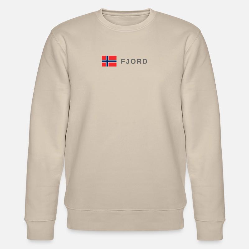 Fjordnorwegen - Stanley/Stella Unisex Bio-Sweatshirt CHANGER  - Beige