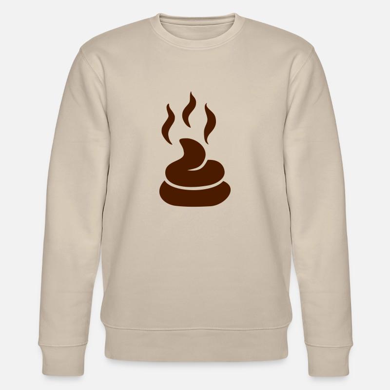 Scheiße - Stanley/Stella Unisex Bio-Sweatshirt CHANGER  - Beige