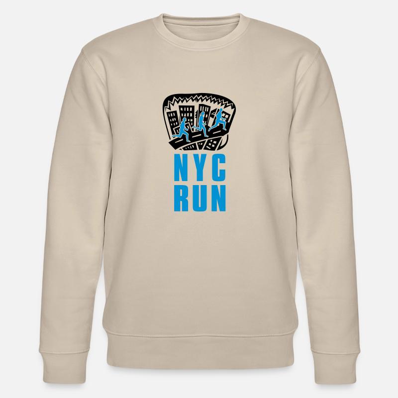 NYC Run - Stanley/Stella Unisex Bio-Sweatshirt CHANGER - Beige