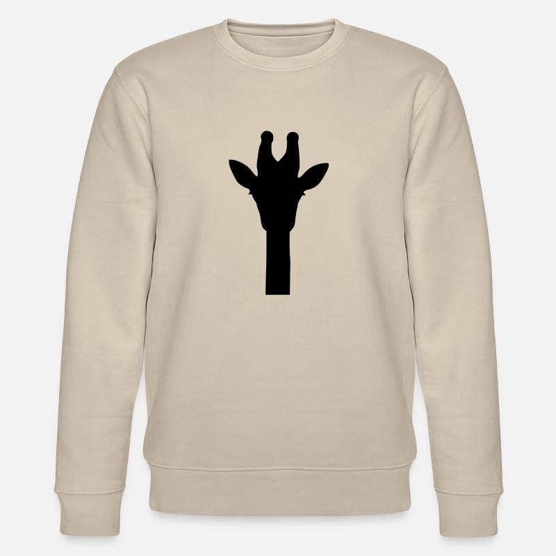 Giraffe - Stanley/Stella Unisex Bio-Sweatshirt CHANGER  - Beige