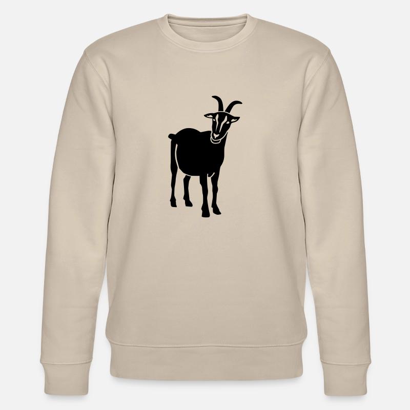 Chèvre - Sweat bio CHANGER Stanley/Stella Unisexe - beige