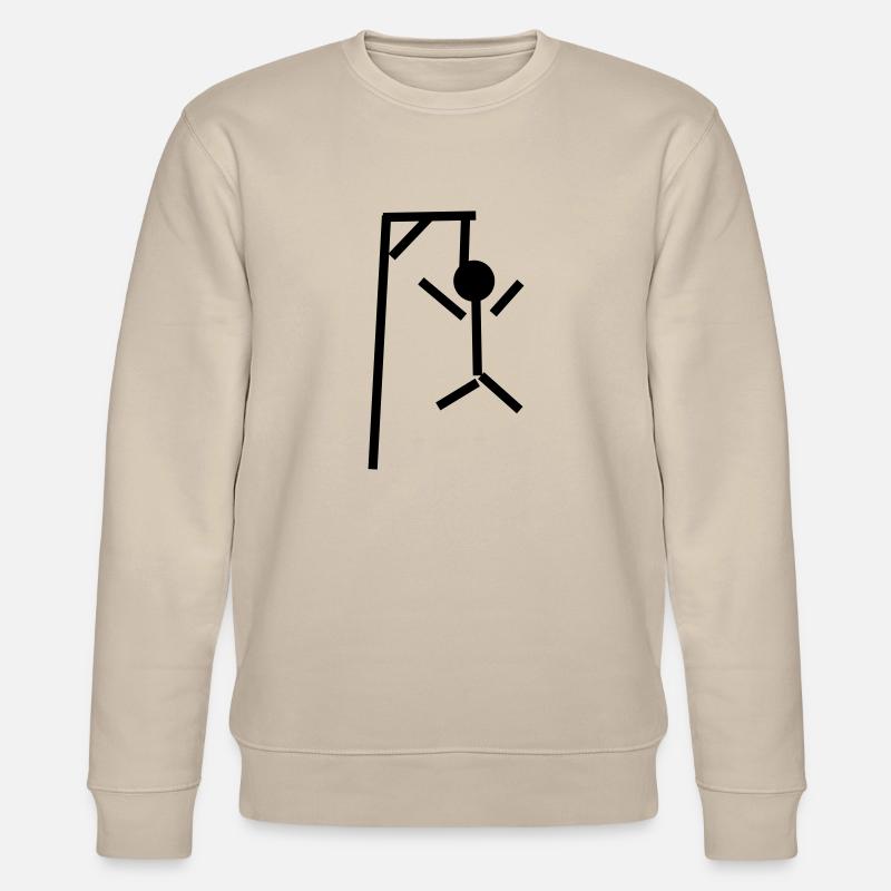 Galgenmännchen - Stanley/Stella Unisex Bio-Sweatshirt CHANGER  - Beige