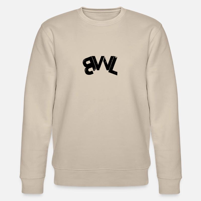 BWL Logo Black - Stanley/Stella Unisex Bio-Sweatshirt CHANGER  - Beige