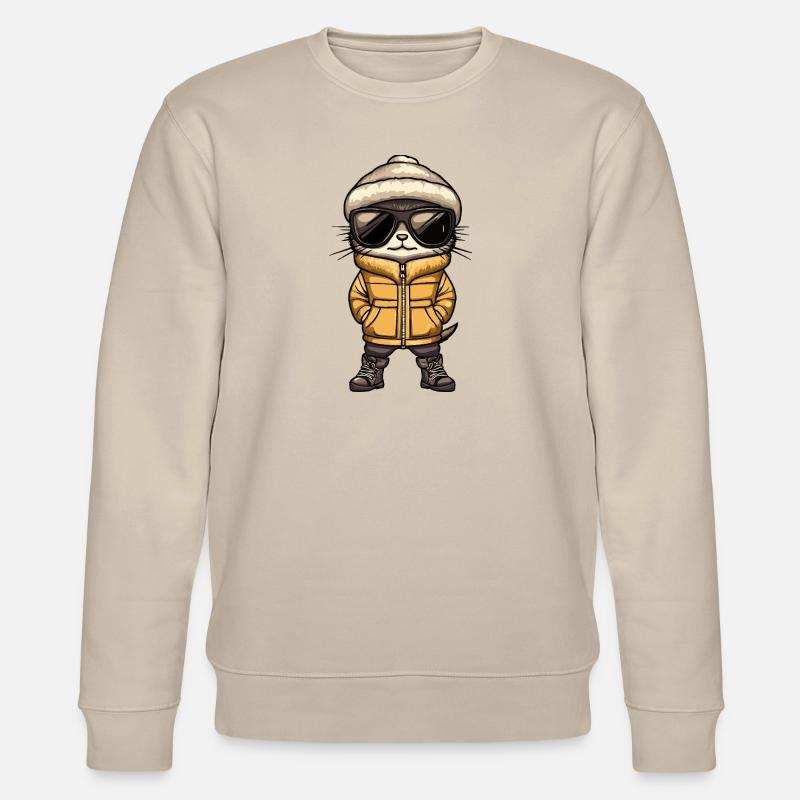 Suricate Bande dessinée cool - Sweat bio CHANGER Stanley/Stella Unisexe - beige